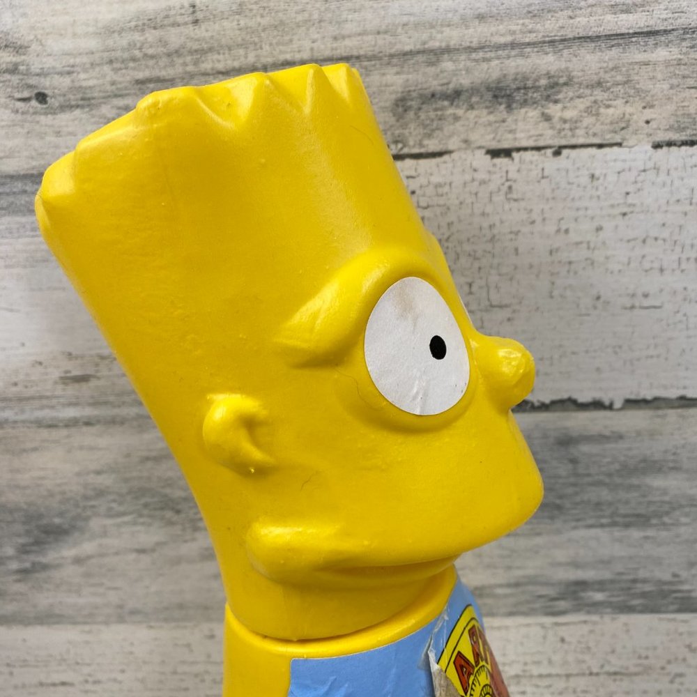 Vintage Butterfinger Plastic Bart Bank 1990 12.5" - Picture 6 of 13